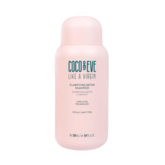 Coco & Eve champú clarificante en botella para uso diario, limpia suavemente sin resecar