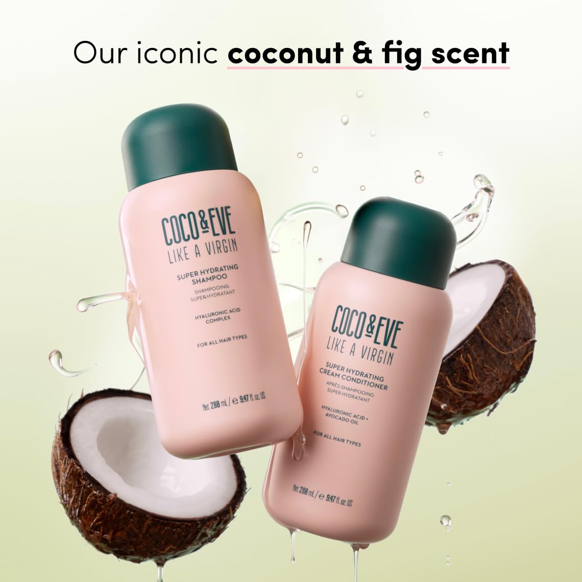 Formule sans sulfates du shampooing Coco & Eve Like A Virgin.