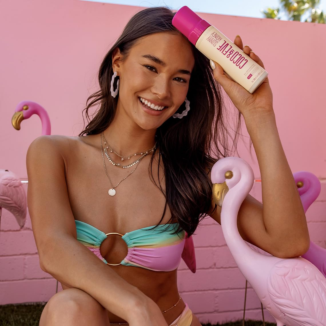 Coco & Eve Sunny Honey Bali bronceado transferencia cero al vestir.