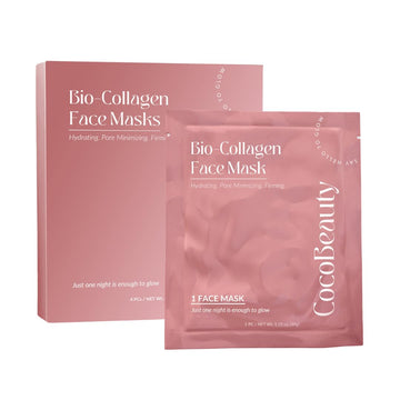 COCOBEAUTY mascarilla de colágeno para hidratación profunda y piel radiante
