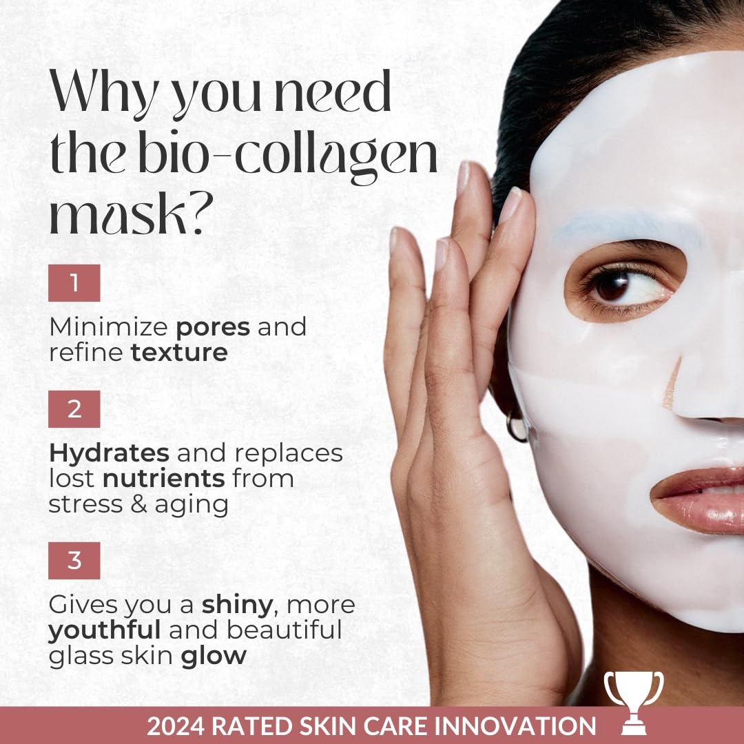 COCOBEAUTY mascarilla de bio-colágeno para hidratación profunda y mayor elasticidad
