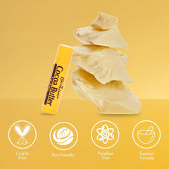 COCOCARE Cocoa Butter Lip Balm natural-ingredients deliver gentle moisture.