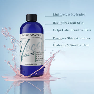 COCOJOJO agua de rosas: spray suave para piel