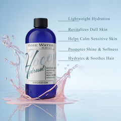 COCOJOJO agua de rosas: spray suave para piel