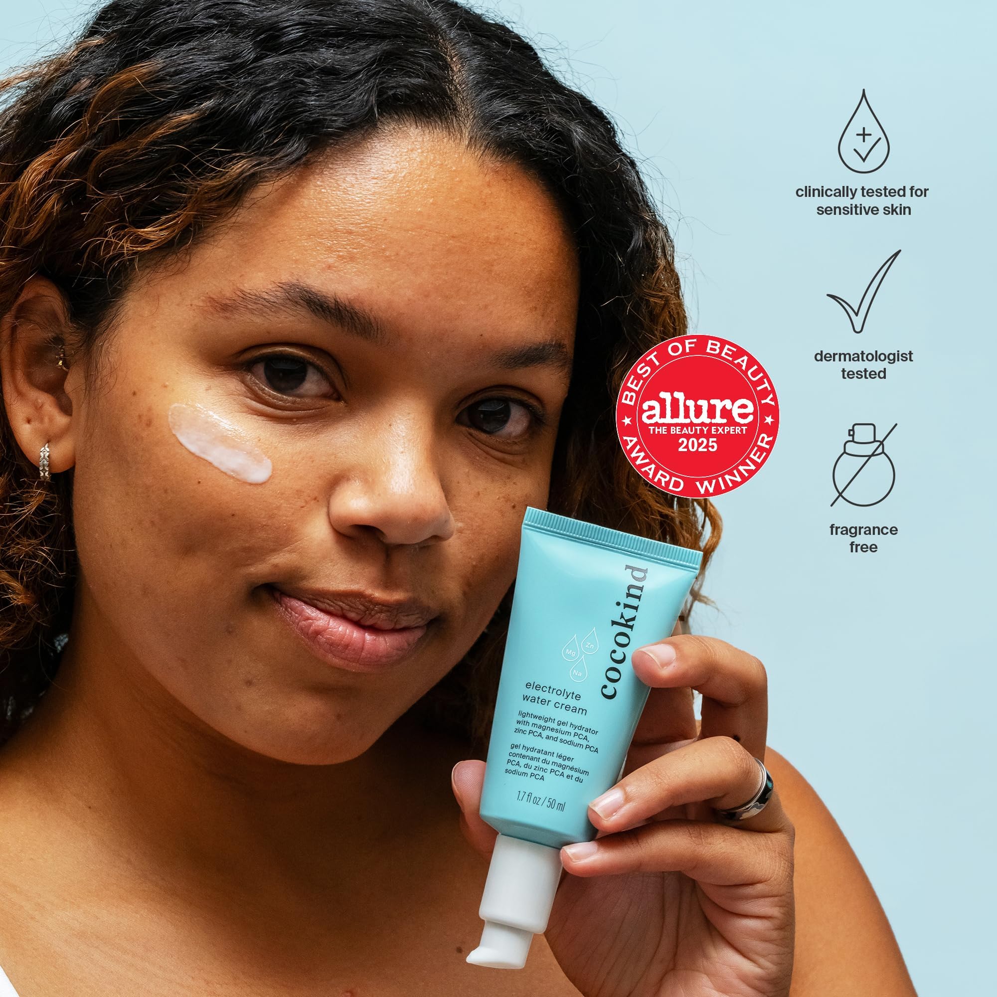 Texture gel Cocokind – absorption rapide pour hydratation non grasse