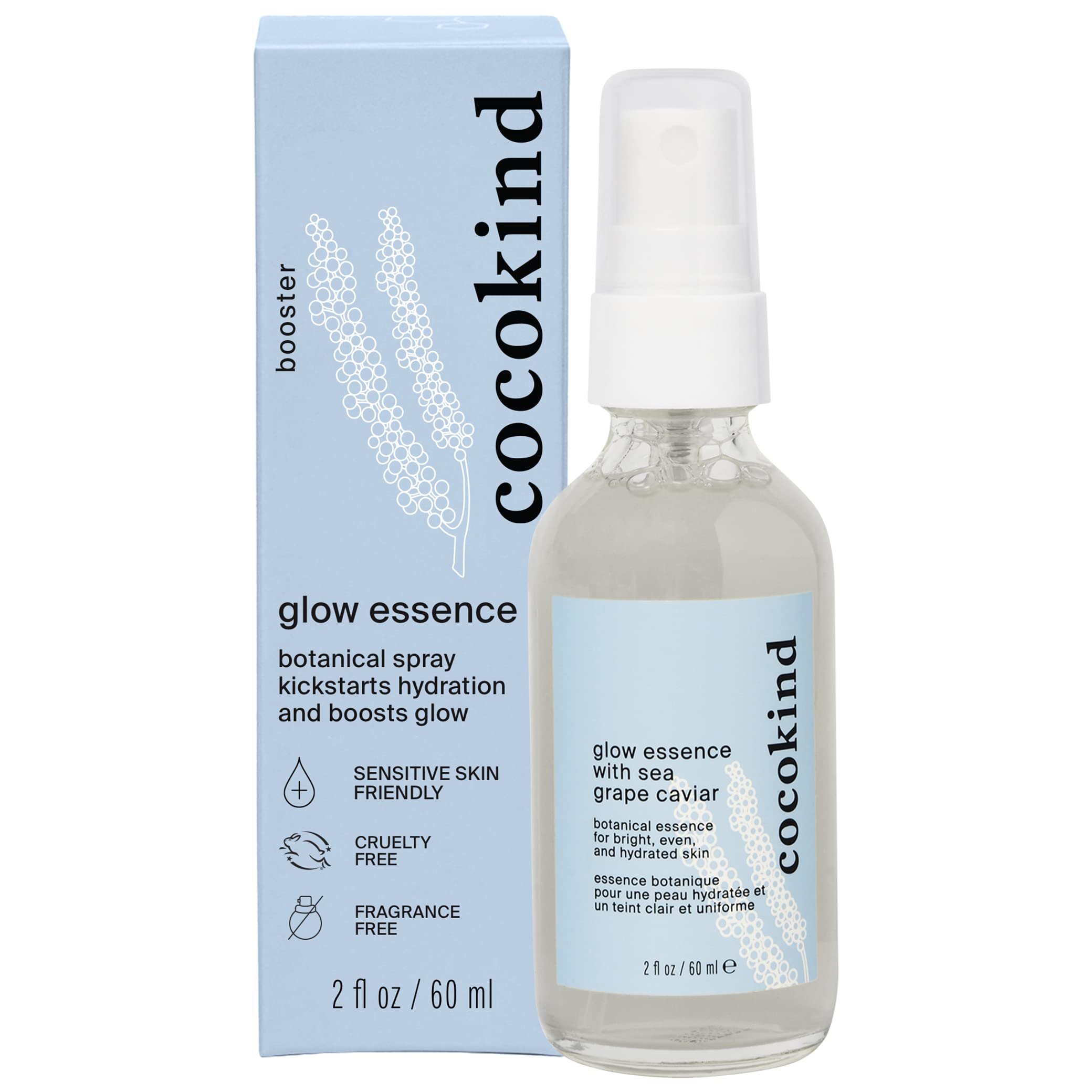 Glow Essence de Cocokind en empaque sostenible para hidratación suave