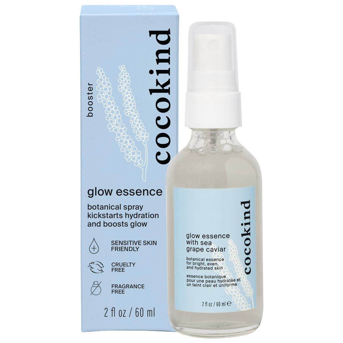 Glow Essence de Cocokind en empaque sostenible para hidratación suave