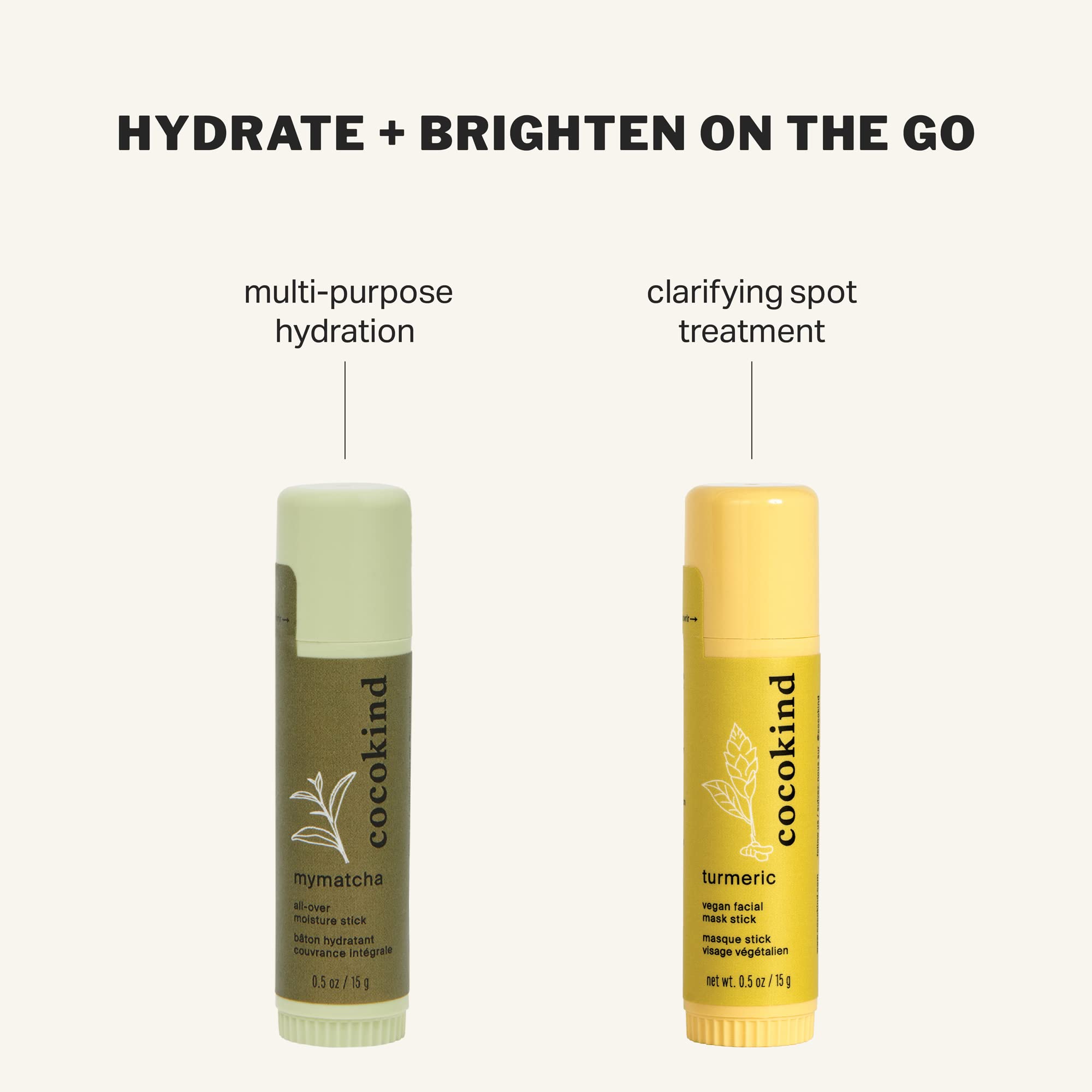 Cocokind Mymatcha Stick práctico para viajes, aplicación rápida en cualquier lugar.