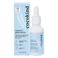 Cocokind Sérum iluminador con Vitamina C en botella para iluminar la piel.