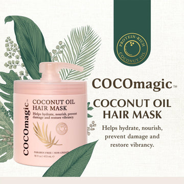 Cocomagic pelo brillo y nutrición, resultado radiante