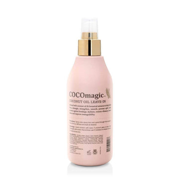 Cocomagic 10-en-1 aplicación en cabello húmedo para desenredar con suavidad.