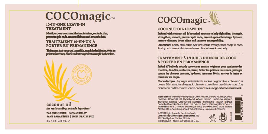 Cocomagic 10-en-1 controla frizz para un aspecto más pulido.