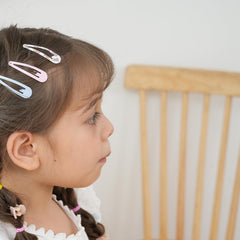 Clips Cocplok coloridos multicolor uso diario, fáciles de combinar con outfits escolares