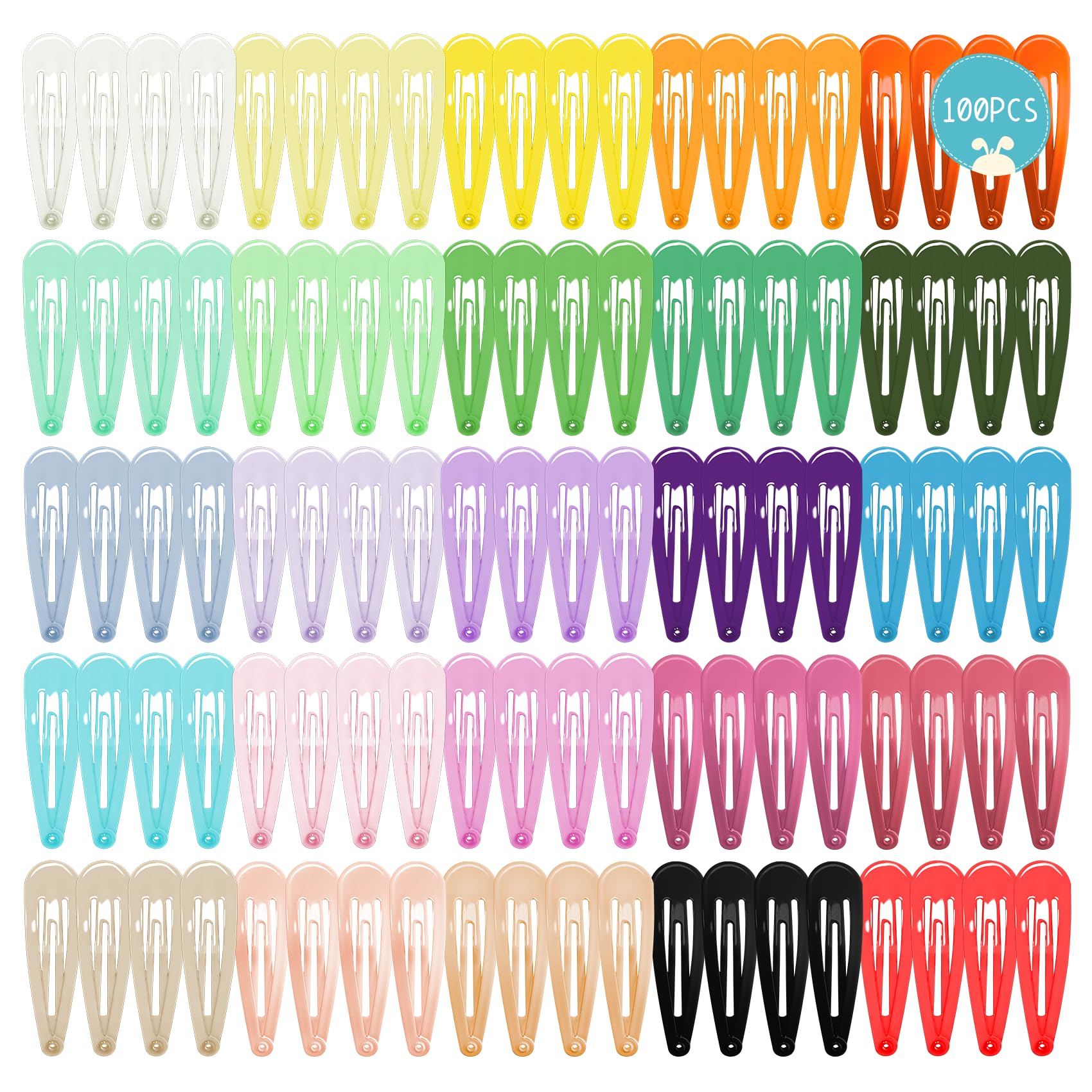 Pinza cocplok para el cabello con colores vibrantes, ideal para estilos diarios.