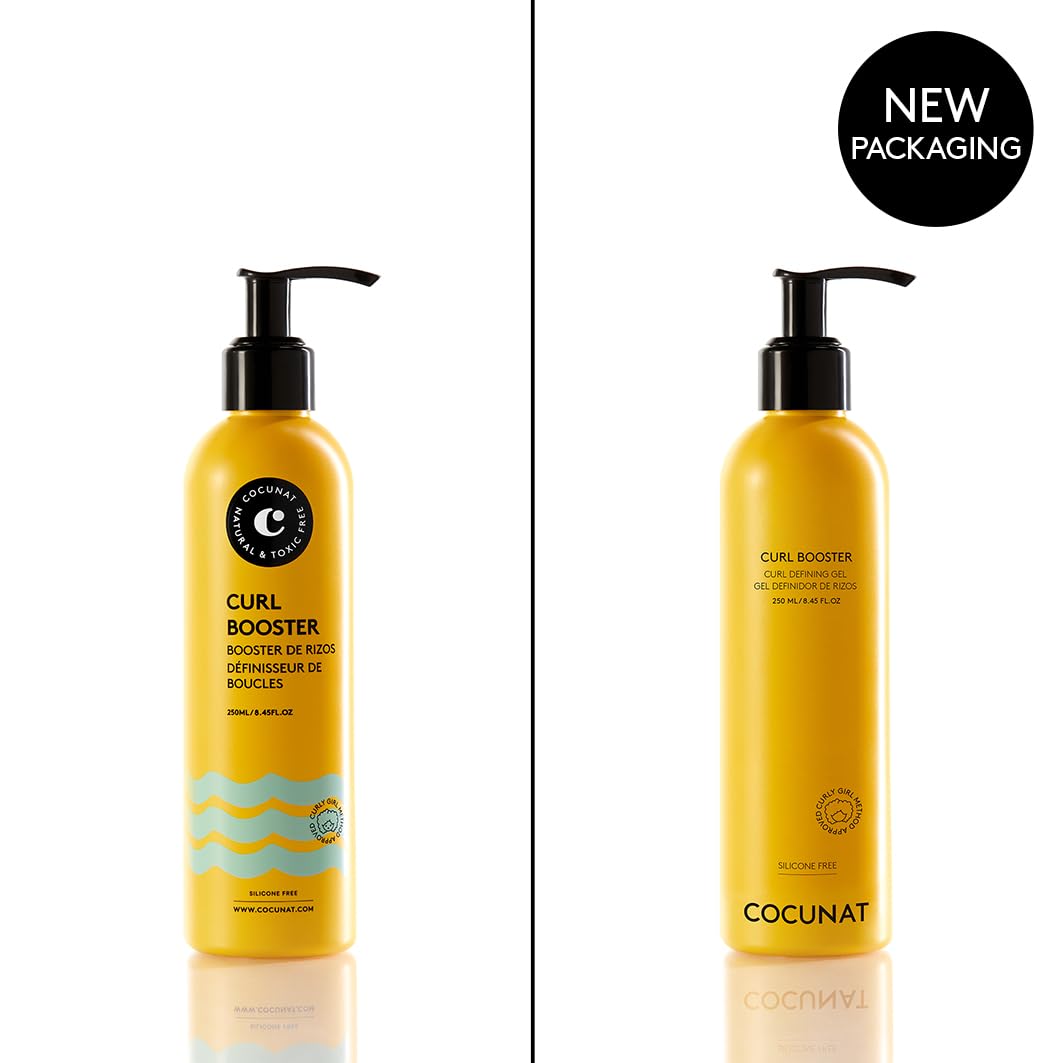 COCUNAT Curl Booster Gel ofrece textura suave para una aplicación cómoda.