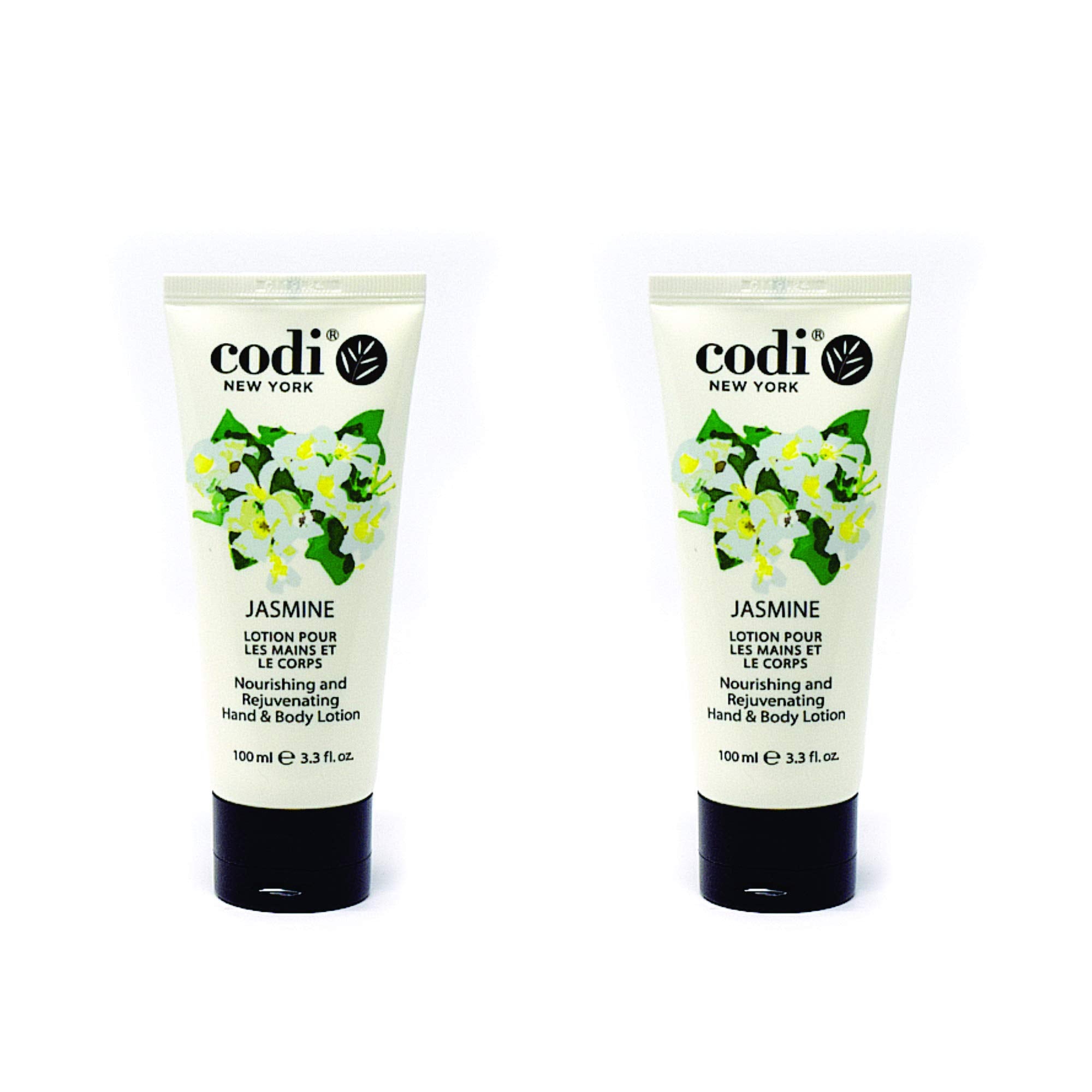 CODi Loción Jazmín, tubo de 100 ml 02, crema ligera para piel suave.