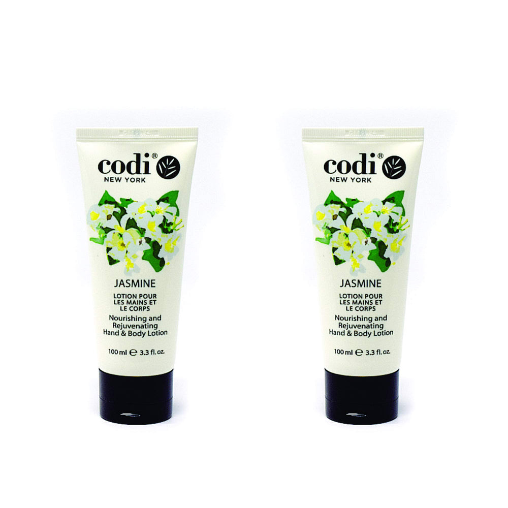 CODi Loción Jazmín, tubo de 100 ml 02, crema ligera para piel suave.