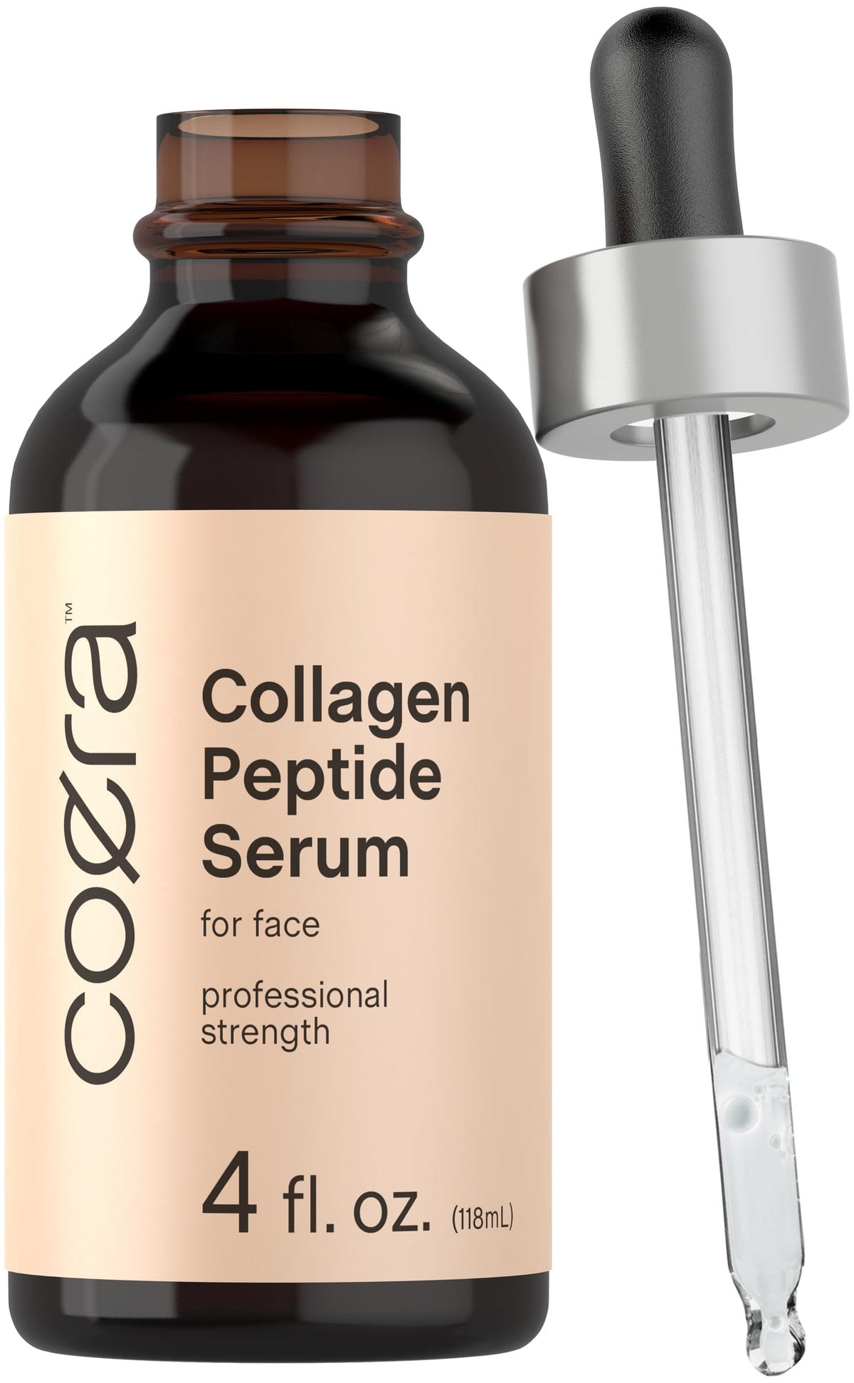 Coera Colágeno Péptidos: serum en botella para hidratación profunda