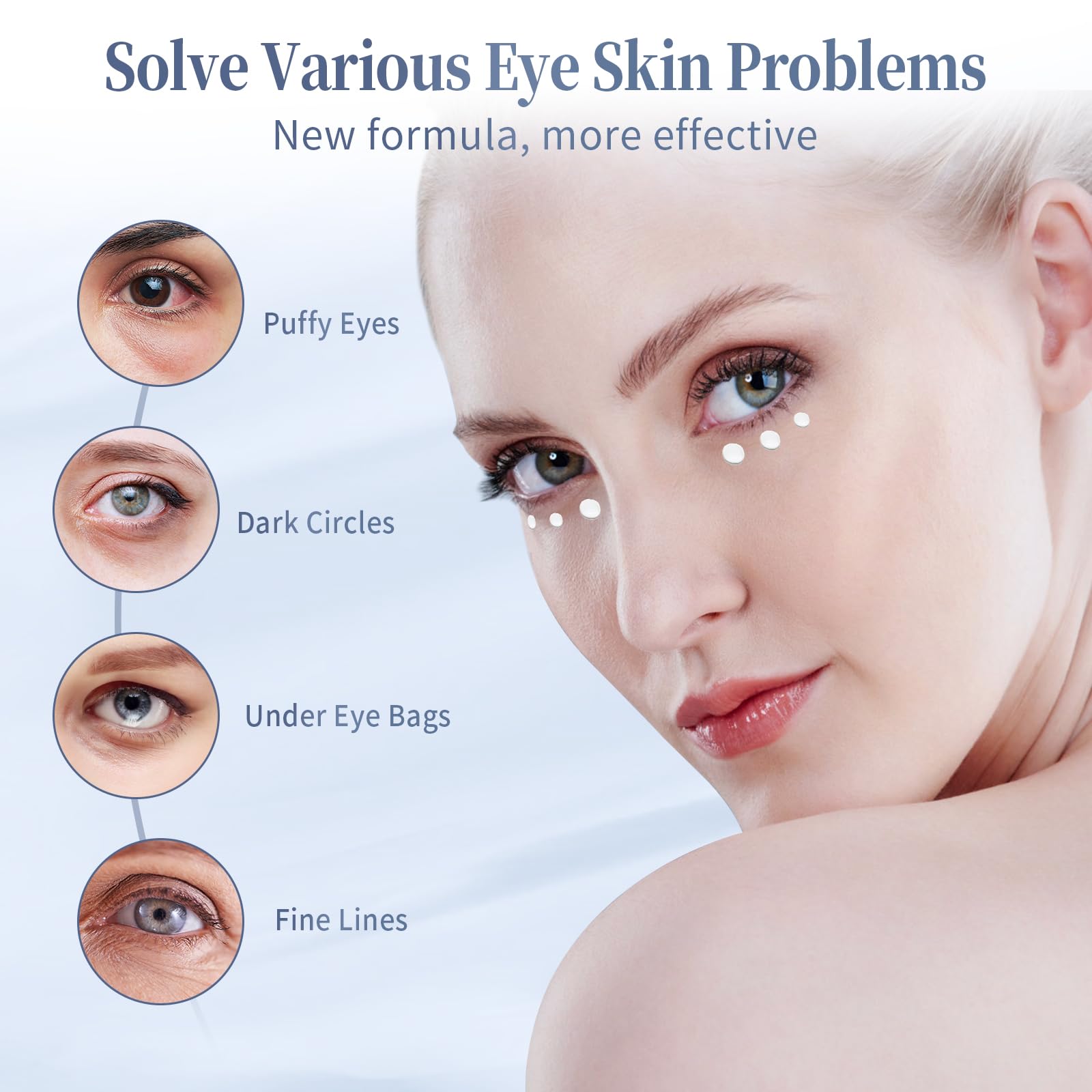 Coinore crema de ojos retinol combate bolsas y fatiga ocular.