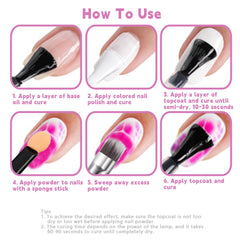 COLAYERIST efecto degradado en uñas, crea transición suave y tridimensional.