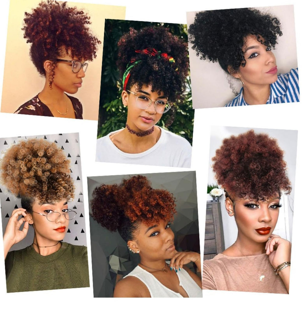 Coleteros de satén para cabello rizado, multiusos para coletas y moños.