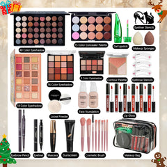 Coliusa paleta sombras 40 colores, variedad para looks diarios y de noche.