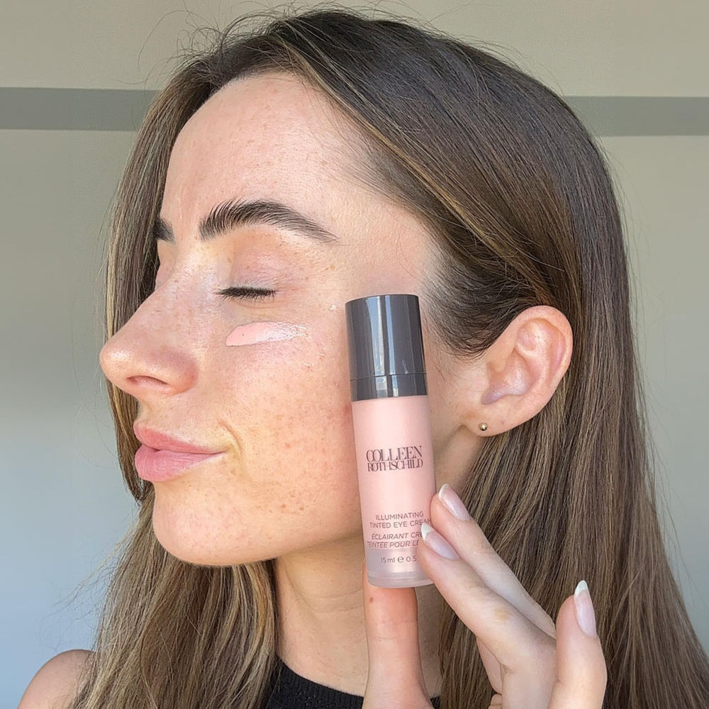 COLLEEN ROTHSCHILD crema de ojos iluminadora, aplicador preciso para puntos clave