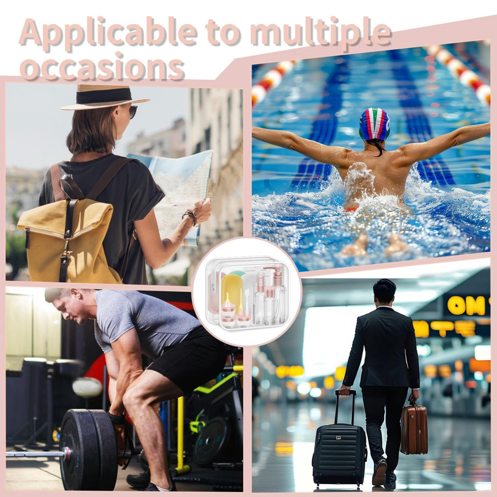 Funda transparente COLOGN impermeable para cosméticos y viajes.