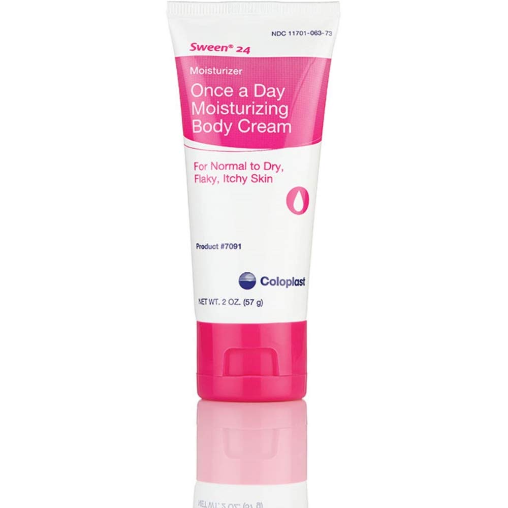 Coloplast Sween 24, tubo de 2 oz sin fragancia, hidrata y protege la piel.