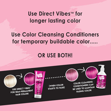 Color Lux Direct Vibes Magenta, pigmento intenso para coloración duradera.