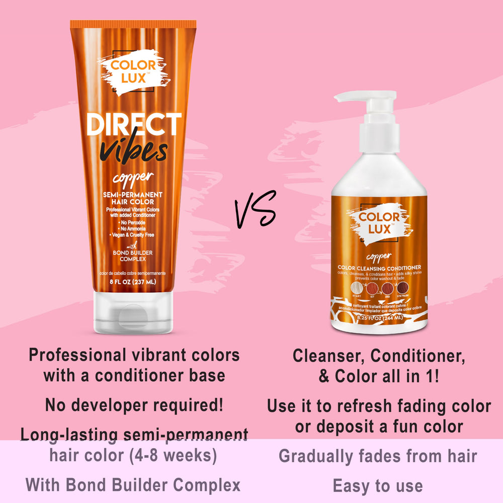 Color Lux Direct Vibes vegano y libre de crueldad para belleza ética