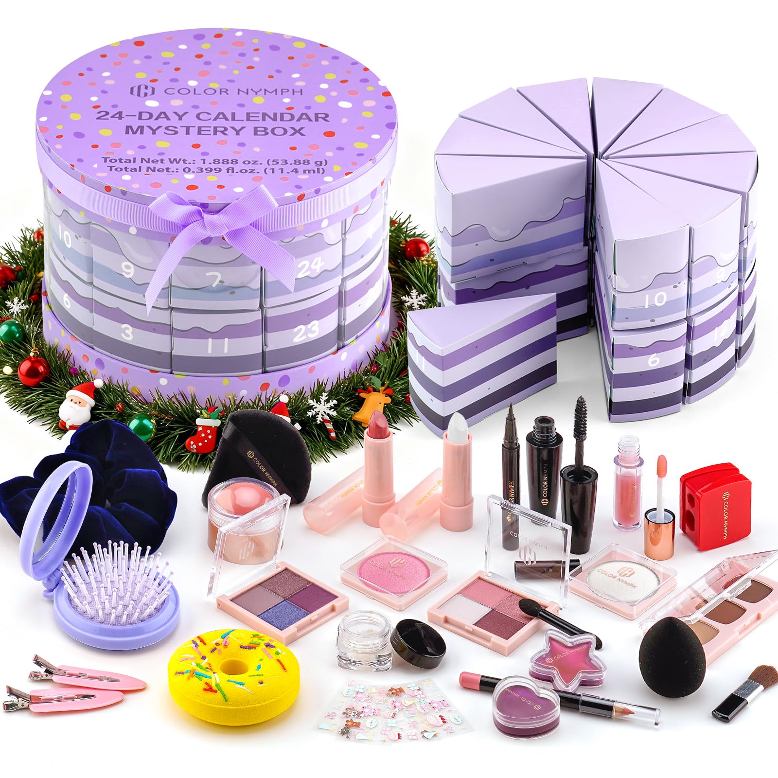 Color Nymph Calendario Adviento Maquillaje 24 Días: sorpresa diaria de belleza para celebrar la Navidad.