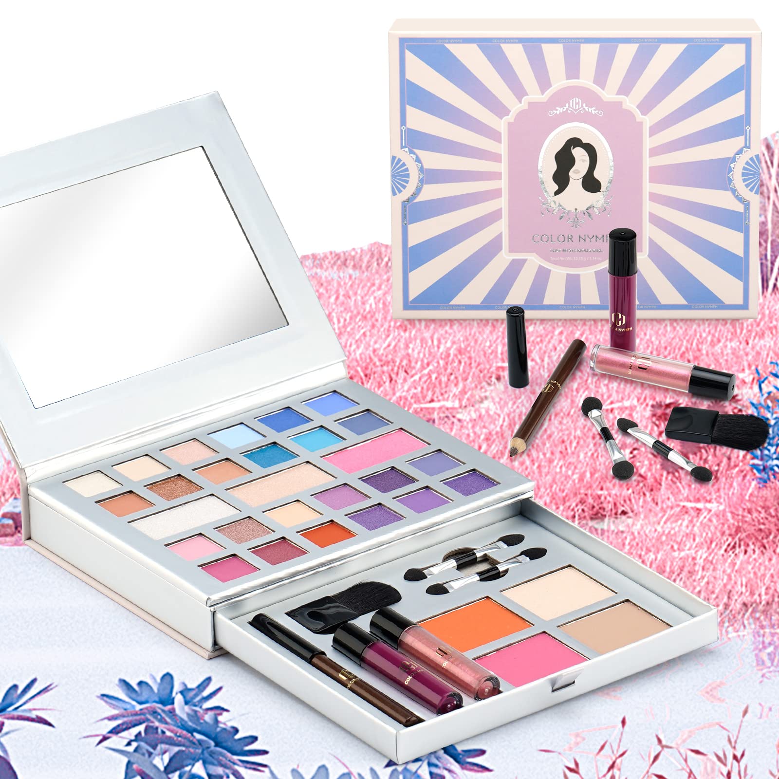 Color Nymph kit maquillaje todo-en-uno para ojos con 24 sombras, versátil