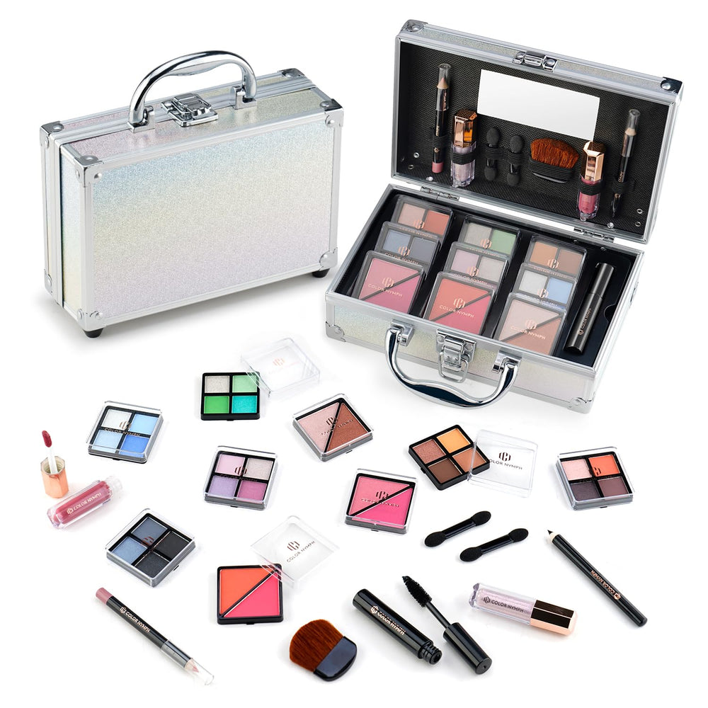 Color Nymph maletín de maquillaje para viaje, transporte cómodo y organizado