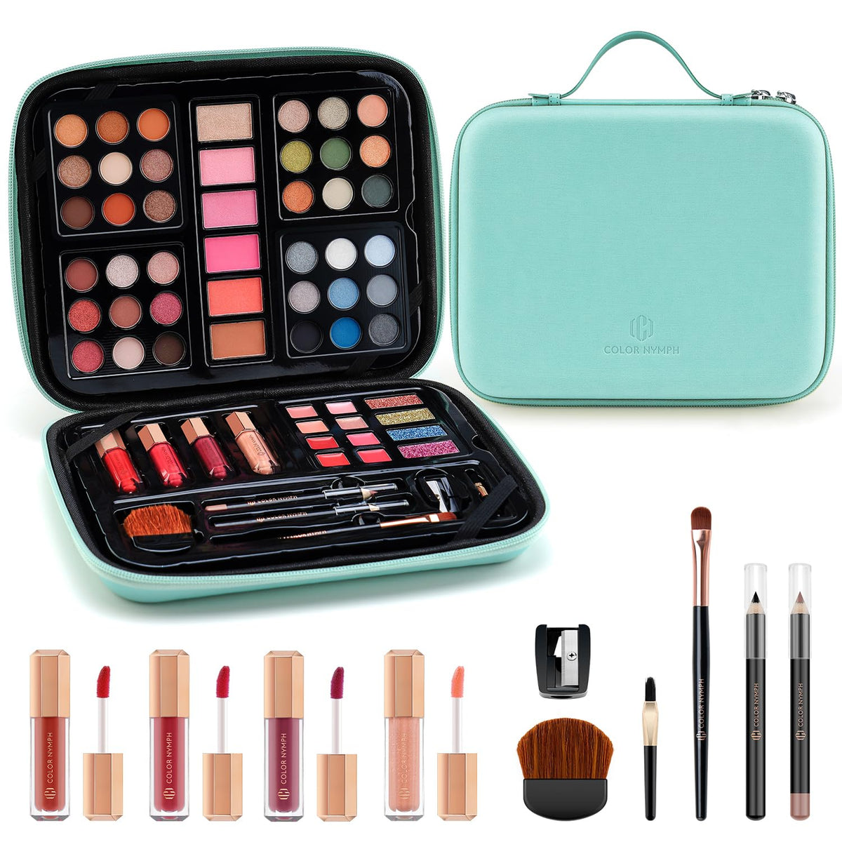 Color Nymph paleta de sombras de 36 colores para estilos vibrantes y duraderos.