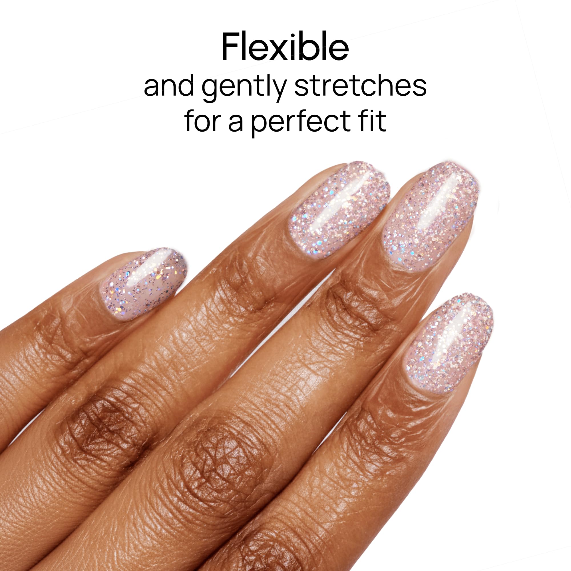 Color Street Shimmer Down: aplicación fácil sin tiempo de secado para un look inmediato.