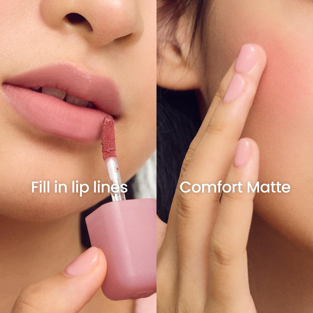 COLORGRAM acabado-aterciopelado en labios para un look pulido.