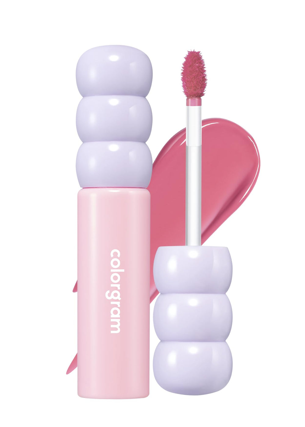 Colorgram Fruity Glass Tint 07 Shy Guava ofrece brillo jugoso para labios hidratados.