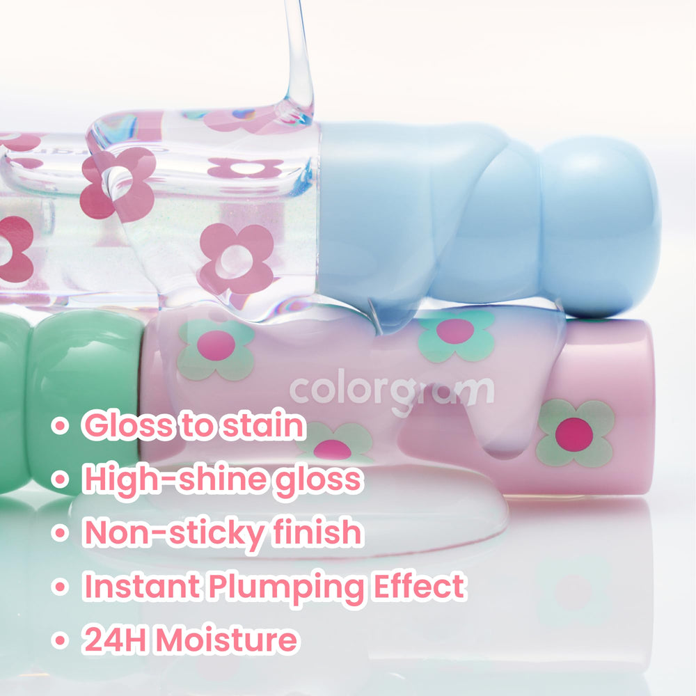 Colorgram tinte labial aplicación ligera para look suave y natural.