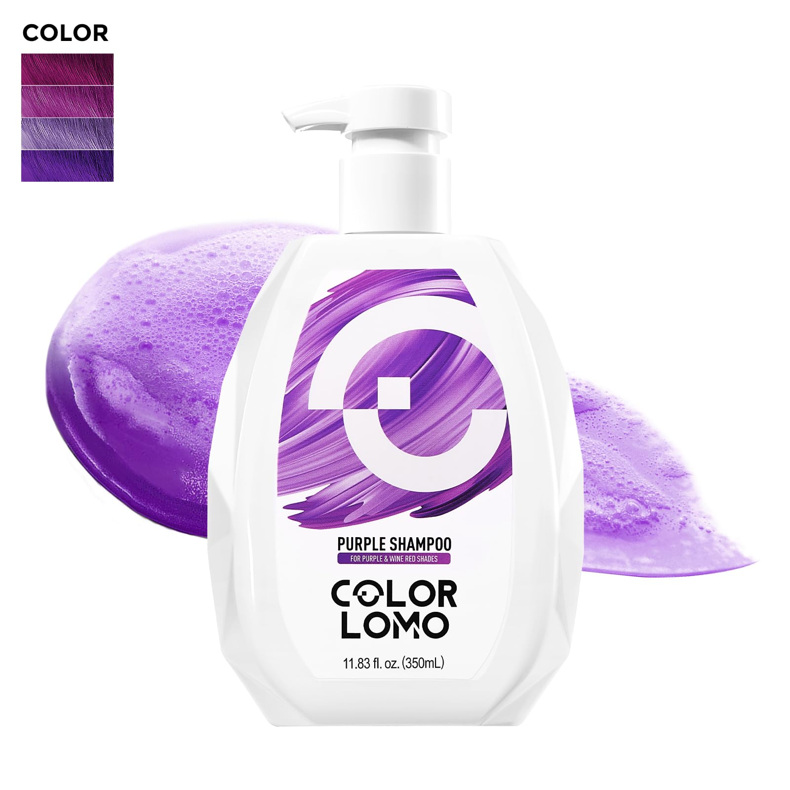 Instrucciones de uso COLORLOMO: aplicar, espumar y enjuagar para brillo.