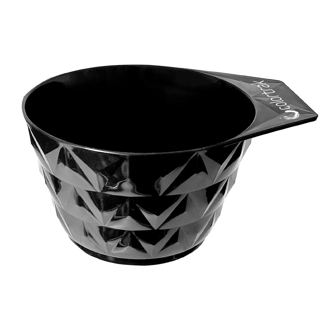 Colortrak XL tazón negro diamante con agarre fácil para mezclas de color.
