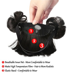 colorvay diadema accesorios cabello nina negro: complemento cómodo para todo el día.