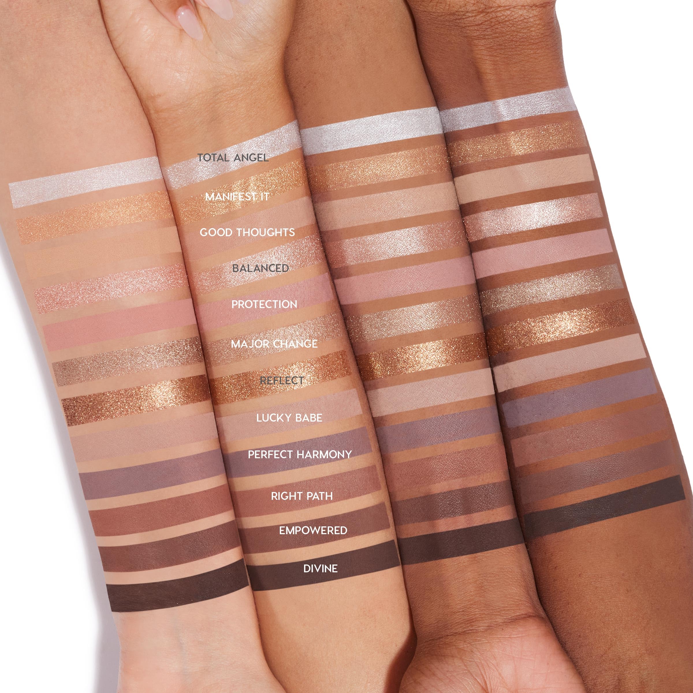 ColourPop 11:11 aplicación suave con brochas para color intenso y difuminado.