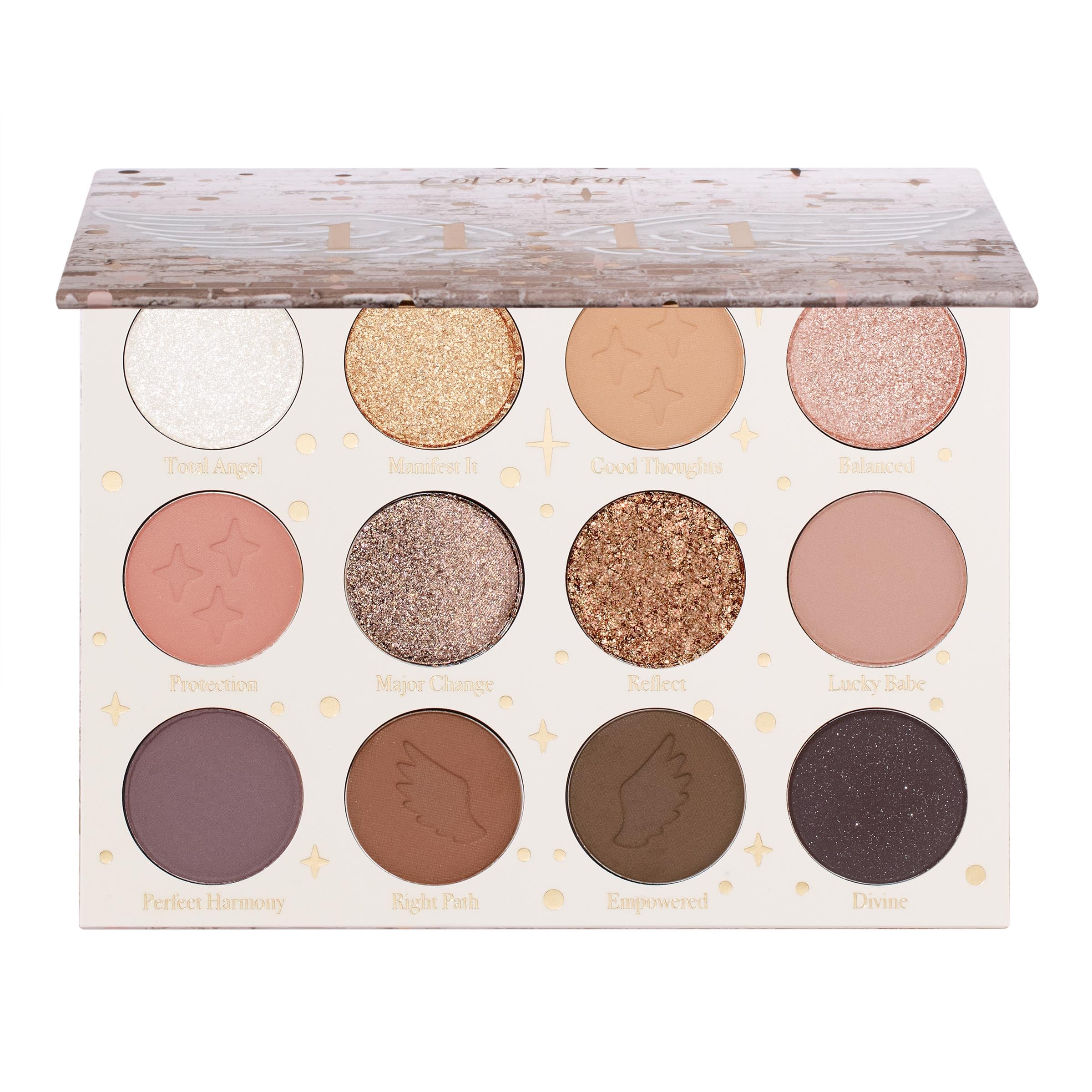 ColourPop 11:11 paleta sombras nude con acabados mate y metalico para looks versátiles.