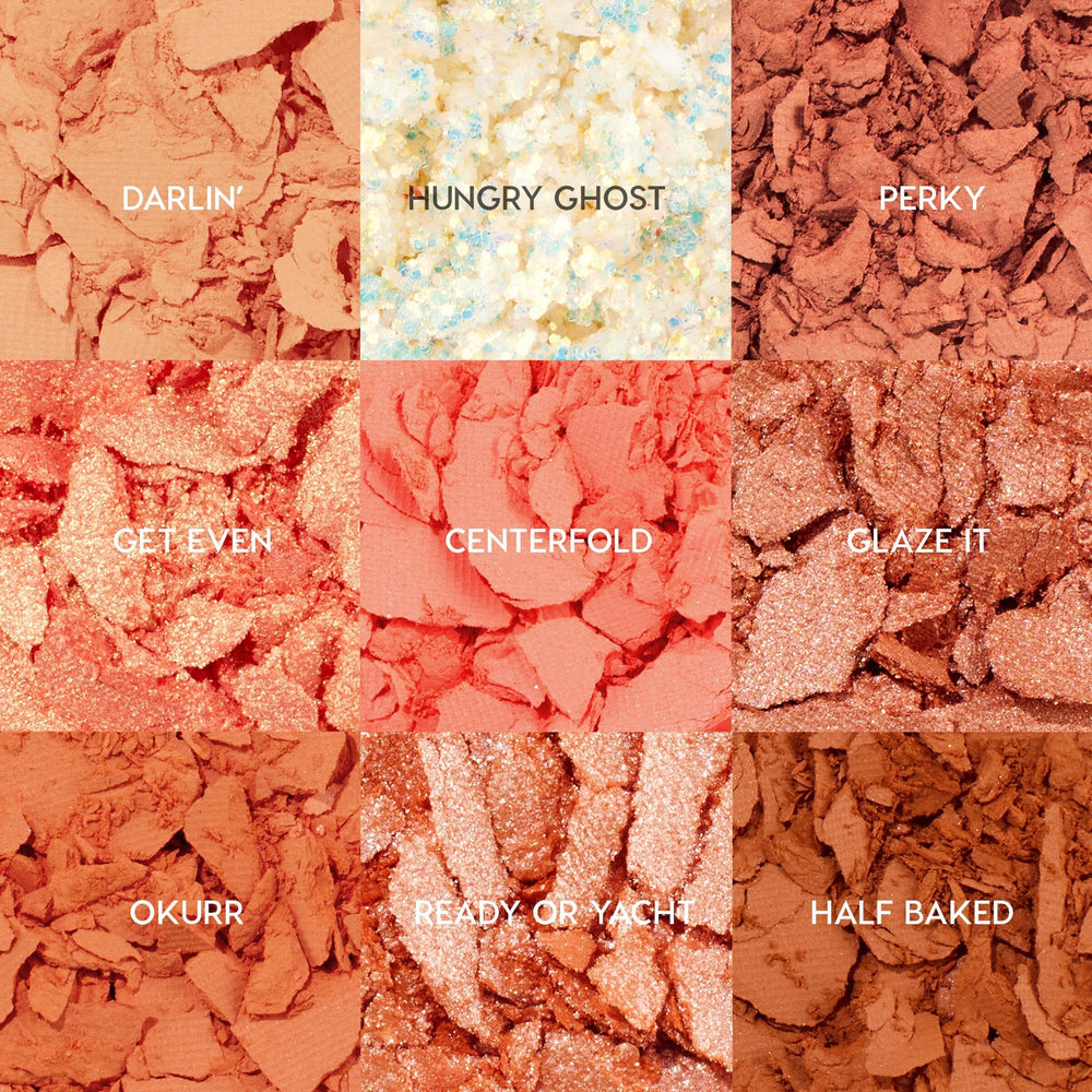 ColourPop Baby Got Peach: acabado metalizado dorado para realzar la mirada.
