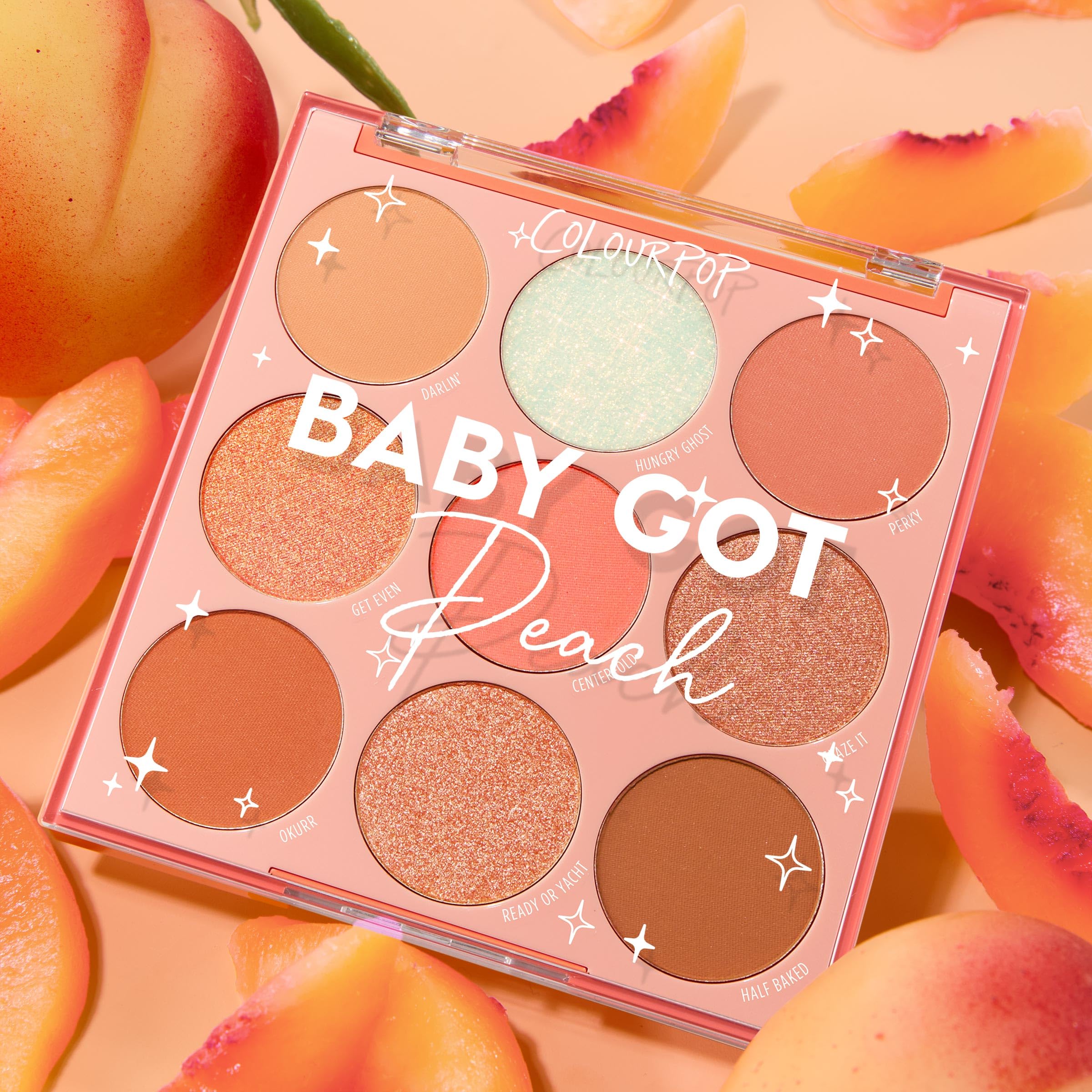 ColourPop Baby Got Peach: tonos cálidos ideales para looks de día.