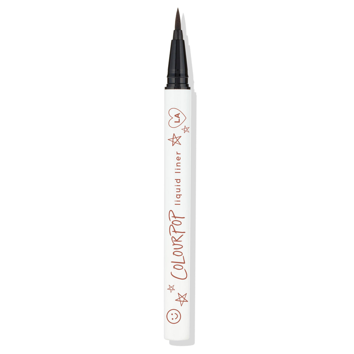 Delineador ColourPop BFF con punta felt para trazos precisos y suaves.
