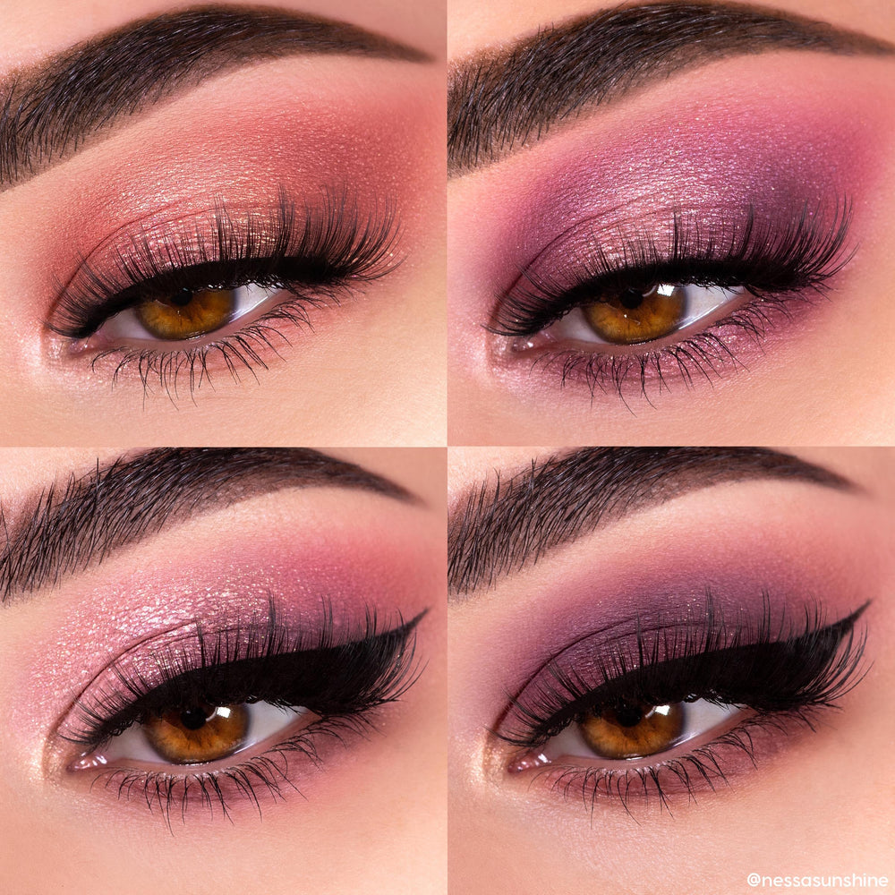 ColourPop Blush Crush Palette, uso con pinceles para mayor precisión