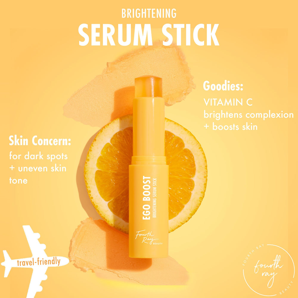 ColourPop Brightening Vitamin C Serum Stick applied on skin for a radiant base.