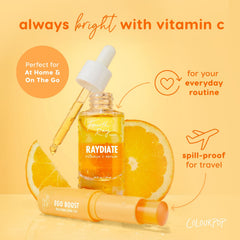 ColourPop Brightening Vitamin C Serum Stick turmeric infusion adds warmth to the look.